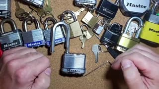 [40] Master Lock M5 Padlock Picked Open