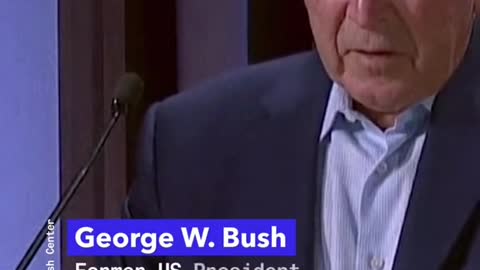 Former PresidentBush Mixes UpIraq and Ukraine