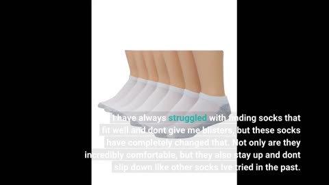 Customer Reviews: Hanes Women's Value, Crew Soft Moisture-Wicking Socks, Available in 10 and 14...
