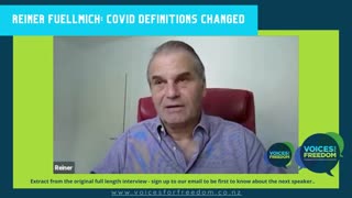 Reiner Fuellmich On The How The Covid Pandemic Definitions Have Changed