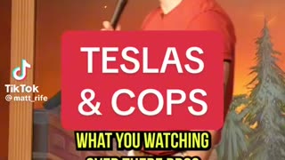 Matt Rife Teslas and Cops