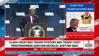 LIVE: Donald Trump Speaking at the NRA Annual Meeting...