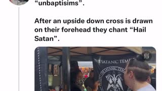 Satanic Temple is Performing "Unbaptisms"