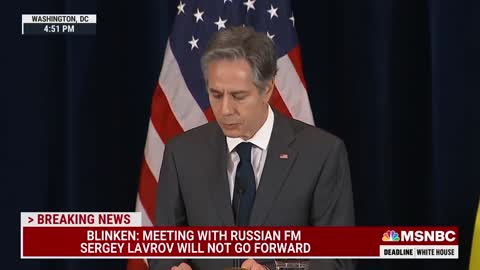 Blinken Cancels Meeting With Russia’s Foreign Minister Lavrov- NEWS OF WORLD 🌏