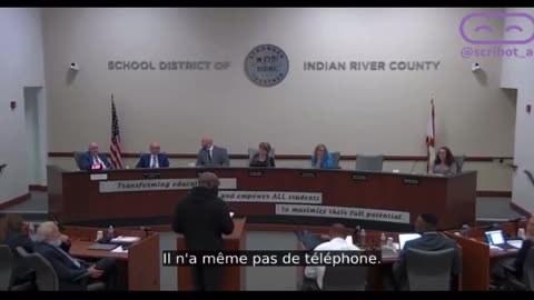 USA- A father reads aloud from a pornographic children's book in front of his child's school board