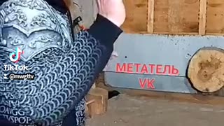 Crazy Russian Knifethrow