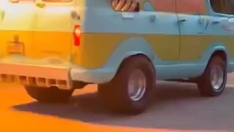 Scooby Doo van on steroids