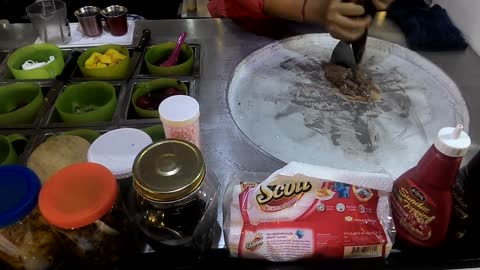 Street food - Ice cream in thailand