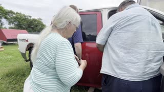 Working on the Dodge Ram