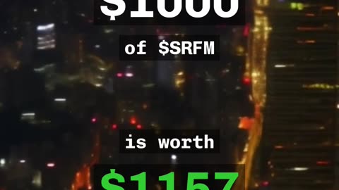 🚨 $SRFM 🚨 Why is $SRFM trending today? 🤔