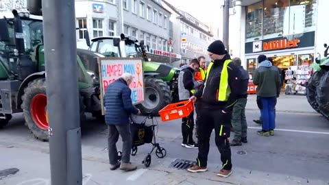 Protest der Landwirte am 09.01.2023 in Heidenheim