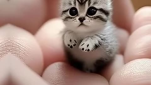 Cute little candy cat