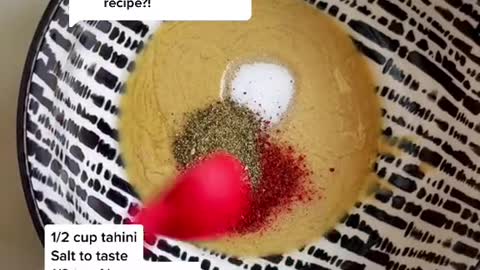 Replying to easy Tahini recipe for Falafel