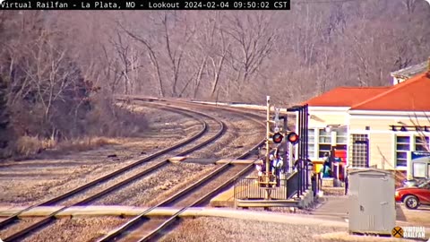 Amtrak Traim La Plata, MO 04022024 0950 Leste