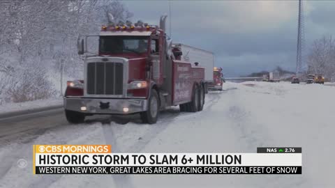 Historic snowfall pummels western New York