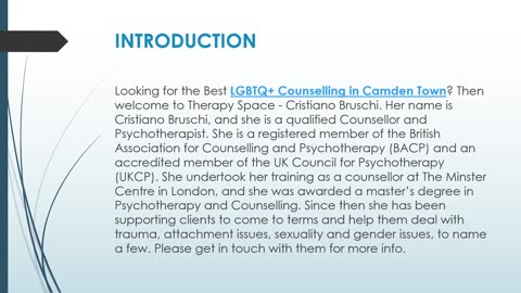 Best LGBTQ+ Counselling in Camden Town