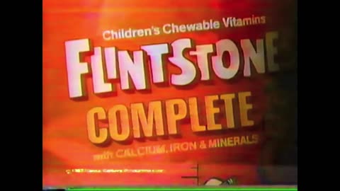 Flint Stones Complete Vitamins Commercial (1989)