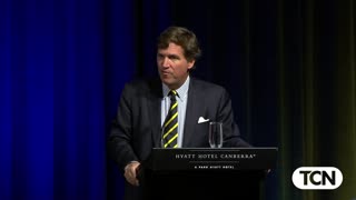 Tucker Carlson Responds to Julian Assange’s Release During Australia Speech