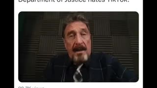McAfee. He has an announcement for you.