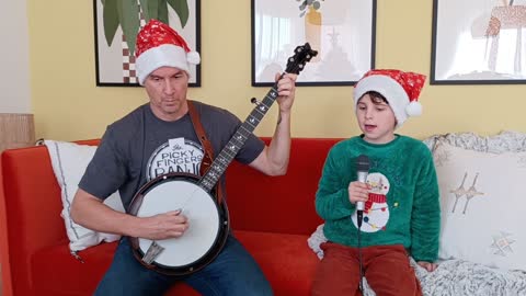 Jingle Bells Banjo and Singing