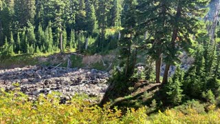 Oregon - Mount Hood - First Glimpse of Alpine River