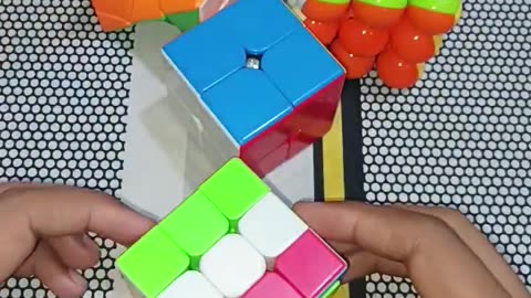 Mexico Flag on Rubik's Cube