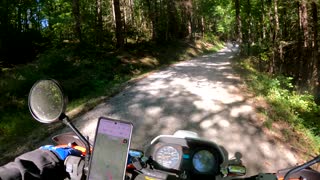 Riding Tellico Tennessee on the TW200 and Suzuki DRs