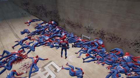 GTA 5 Spiderman Crazy Ragdolls Real vs Fake Battle (Who will win_) Euphoria Physics_ Funny