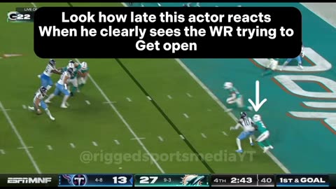 Rigged Tennessee Titans (miracle) “COMEBACK” vs Miami dolphins | Frank Wycheck ritual