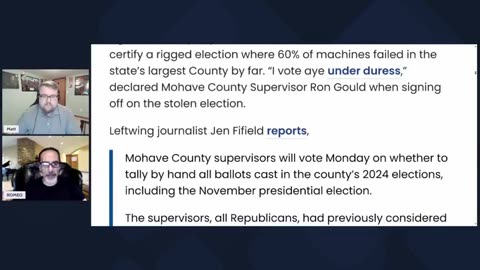 AZ's Mohave County Vote to HAND COUNT Ballots | AG Threatens Them if They Vote Yes