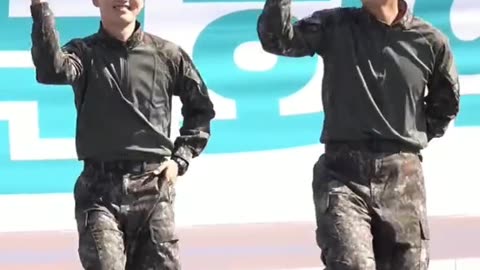 "Rhythmic Warriors: Unveiling the Power of the Korean Army Dance"