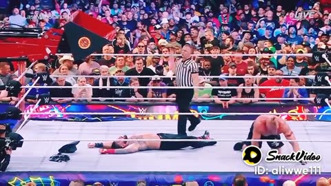 Roman reigns vs Medela pump in WWE history of the world part of wwe