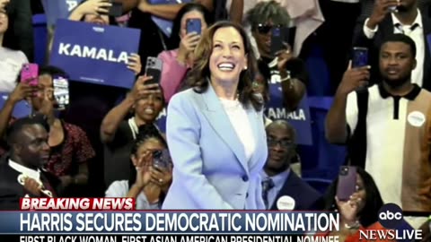 Kamala Harris Makes History: First Black Woman and Asian American Democratic Nominee for President