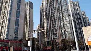 Walking in the Wanda Residential Area with a panoramic view