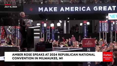 Amber Rose Speaks At THe RNC