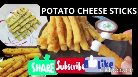 Potato Cheese Sticks/Potato Sticks Recipe/Evening Teatime Snacks