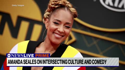 Amanda Seales on ‘finding ways to bring in humor’ to politics and race