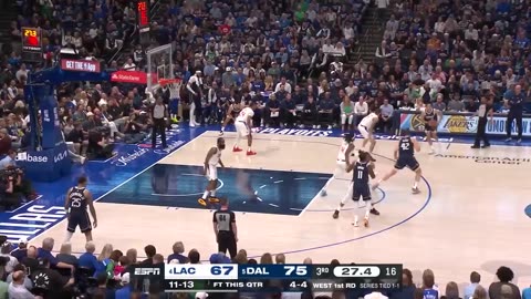 Los Angeles Clippers vs Dallas Mavericks Game 3 Full Highlights | 2024 WCR1