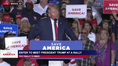 Trump on Iran Nevada Rally 2022-10-09