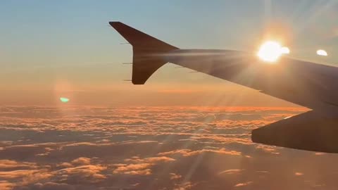 Plane above cloud