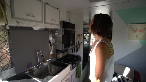 She Transformed A $1,900 Vintage RV Into A Gorgeous Tiny House On Wheels