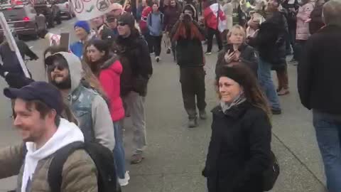 Freedom Convoy 2022 Victoria BC