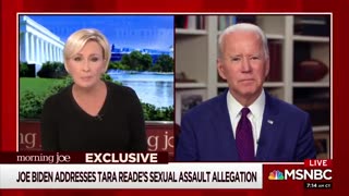 2020. Biden denies with about 50 qualifiers that a complaint of sexual assault against him exists