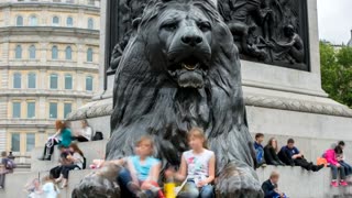Lion statue in Italy