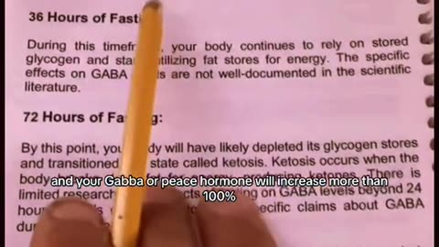 Fasting Creates Stem Cells and GABA!