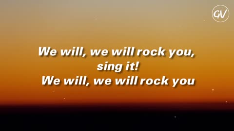 Queen - We Will Rock You [Lyrics]