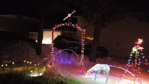 uncle's handmade Christmas lights
