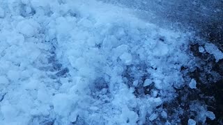 Frozen Car Door Traps Driver Inside