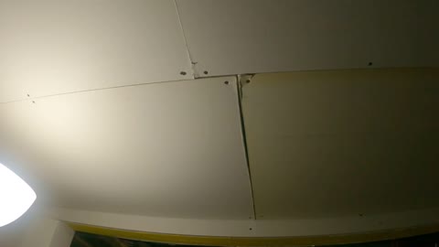 Preparing the ceiling for mud and tape and a trick