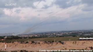 Video Released by Hamas Shows Footage of Rockets Being Shot Into Israel